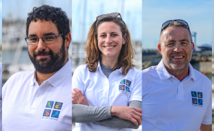 Portraits des skippeurs finalistes de la sélection Mini