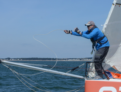 Sur la Mini Calvados Cup, Benoit David est entré 